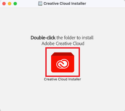 run the Creative Cloud folder