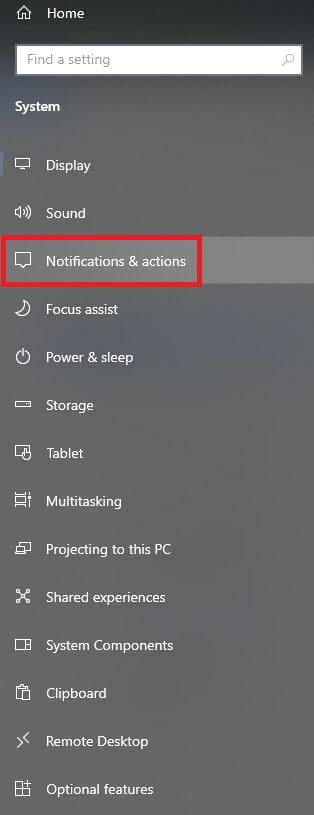 Notifications & Actions