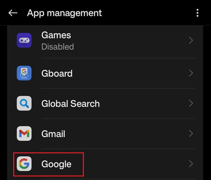 Google app