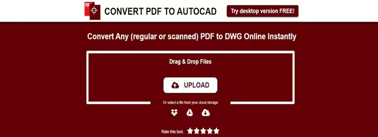 Convert PDF to AutoCAD