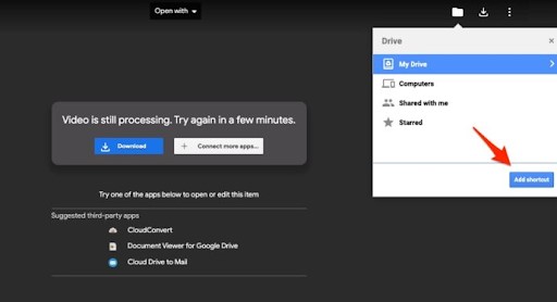 open your GDrive