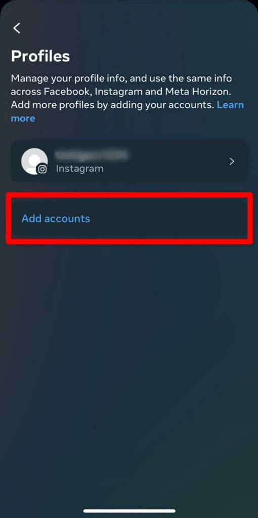 add accounts