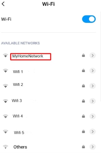 Wi-Fi icon on android