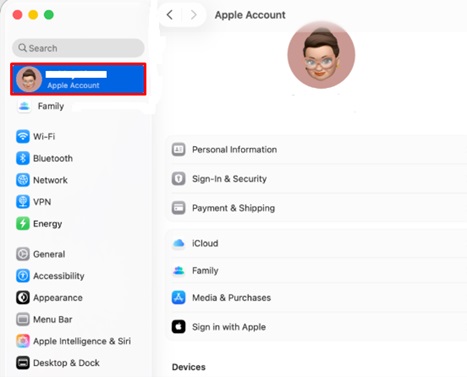 click on name