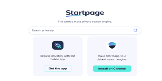 start page