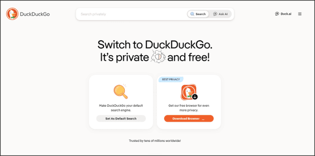 duck duck go private browser