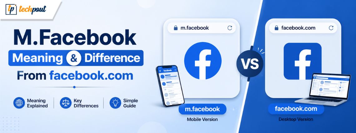 facebook and m.facebook difference