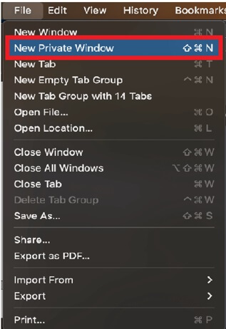 Incognito for Safari