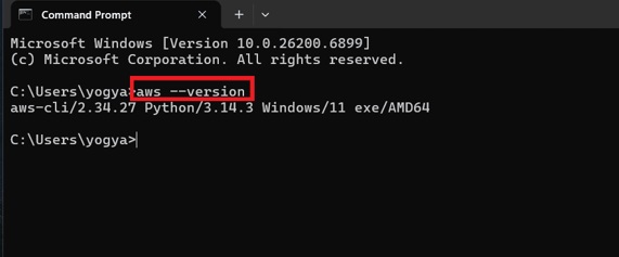 aws version