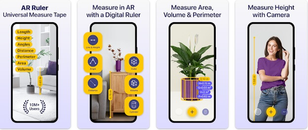AR ruler app