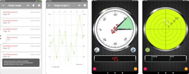 Angle meter app