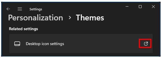 desktop icon settings