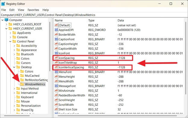 change registry