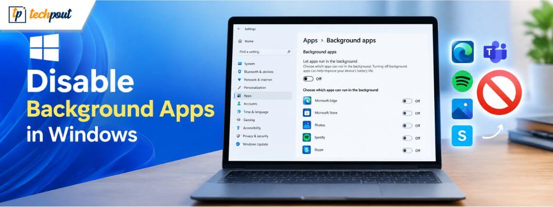 Disable Background Apps in Windows