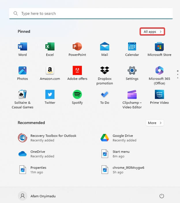 all apps