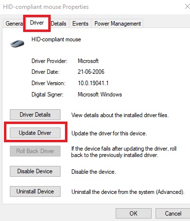 update driver