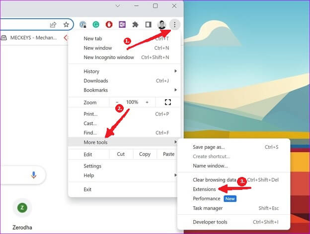 more tools - extensions