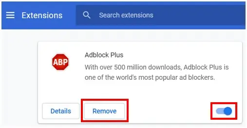 قم بتعطيل الوظائف الإضافية والإضافات في Chrome لإصلاح خطأ Shockwave Flash