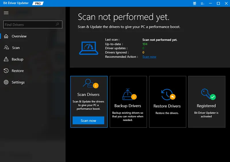 Scan outdated driver of your windows pc