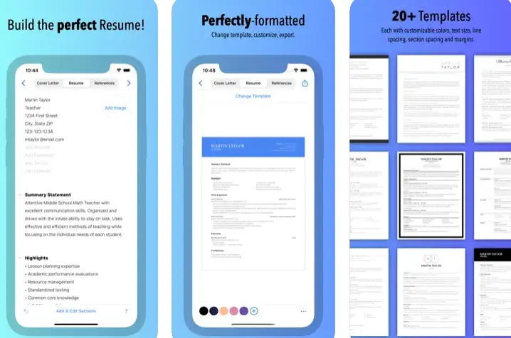 Resume Builder by Nobody