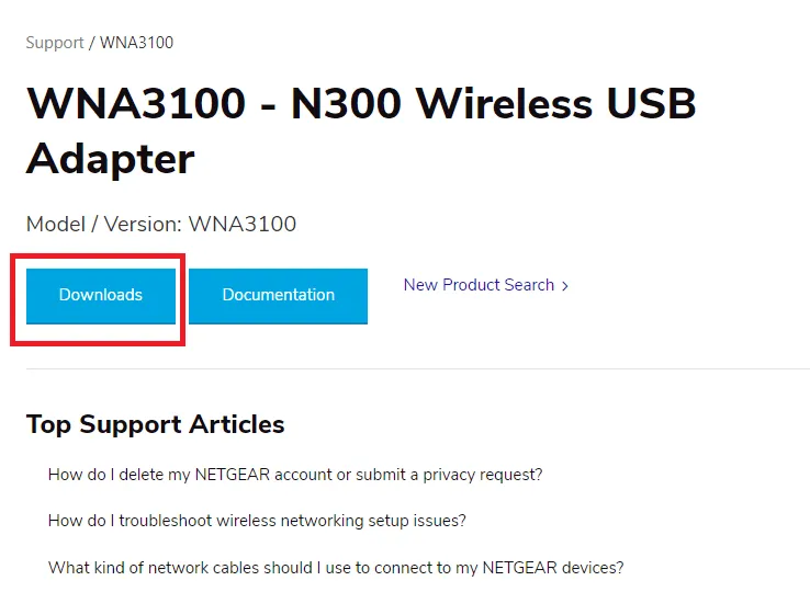 Netgear WNA3100 Driver Download and Update for Windows PC