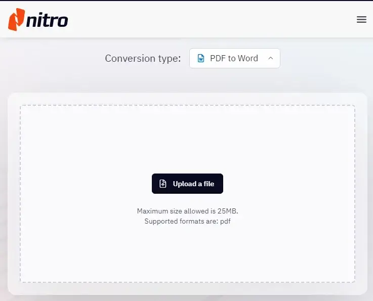 Nitro PDF to Word Converter