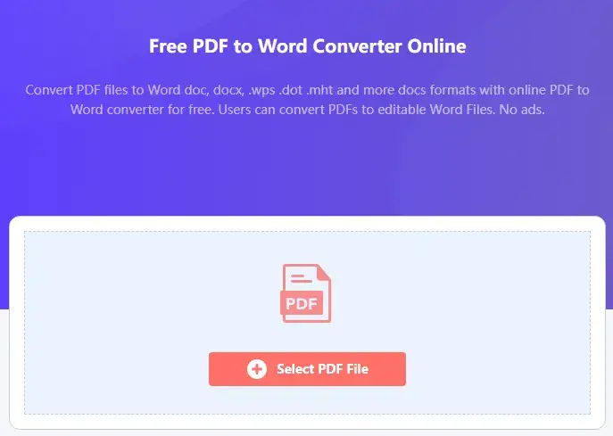 WPS PDF to Word Converter